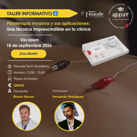 Fisioterapia invasiva y sus aplicaciones: Una técnica imprescindible en tu clínica - 18 de septiembre 2026 - ZOOM
